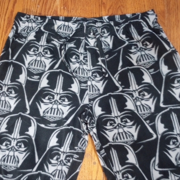 Men's Fleece Pajama Pants Size Large Lot of 2 Pairs Star Wars Looney Tun… - Picture 2 of 8